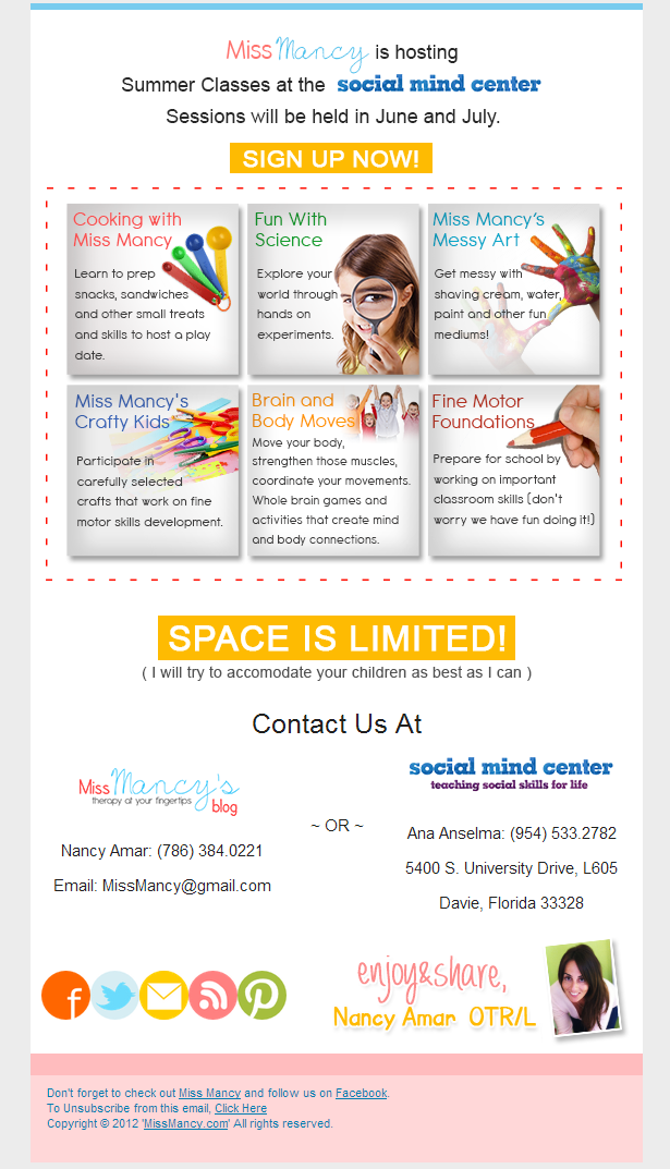 Summer Class at Social Mind Center Davie